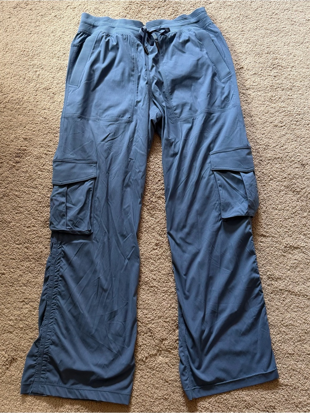 Lululemon light blue dance studio cargos